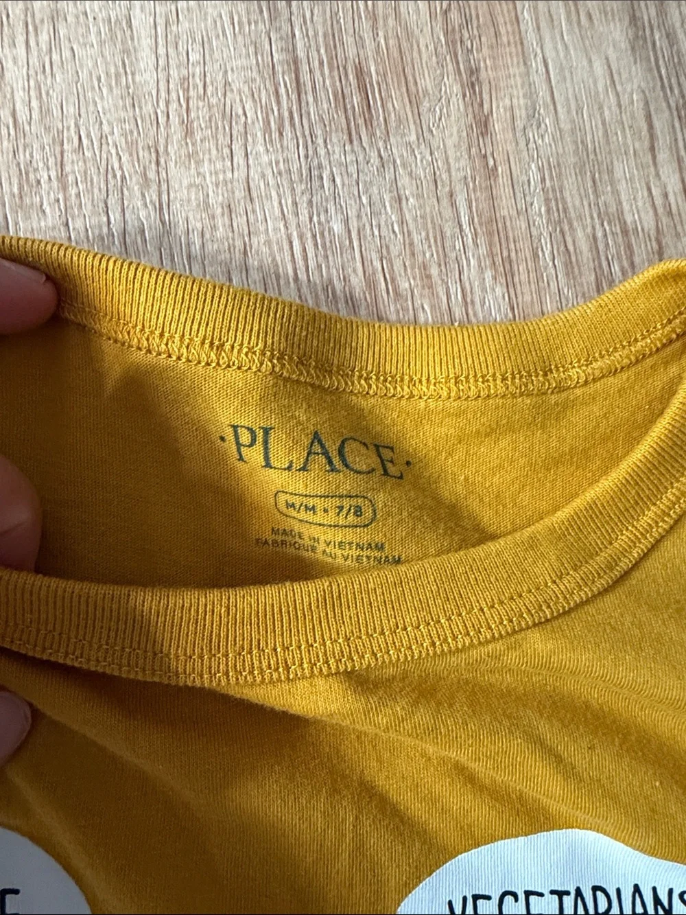 The Children's Place Mustard Yellow Turkey Graphic Long Sleeve Tee size medium